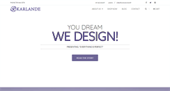 Desktop Screenshot of karlandedesigns.com